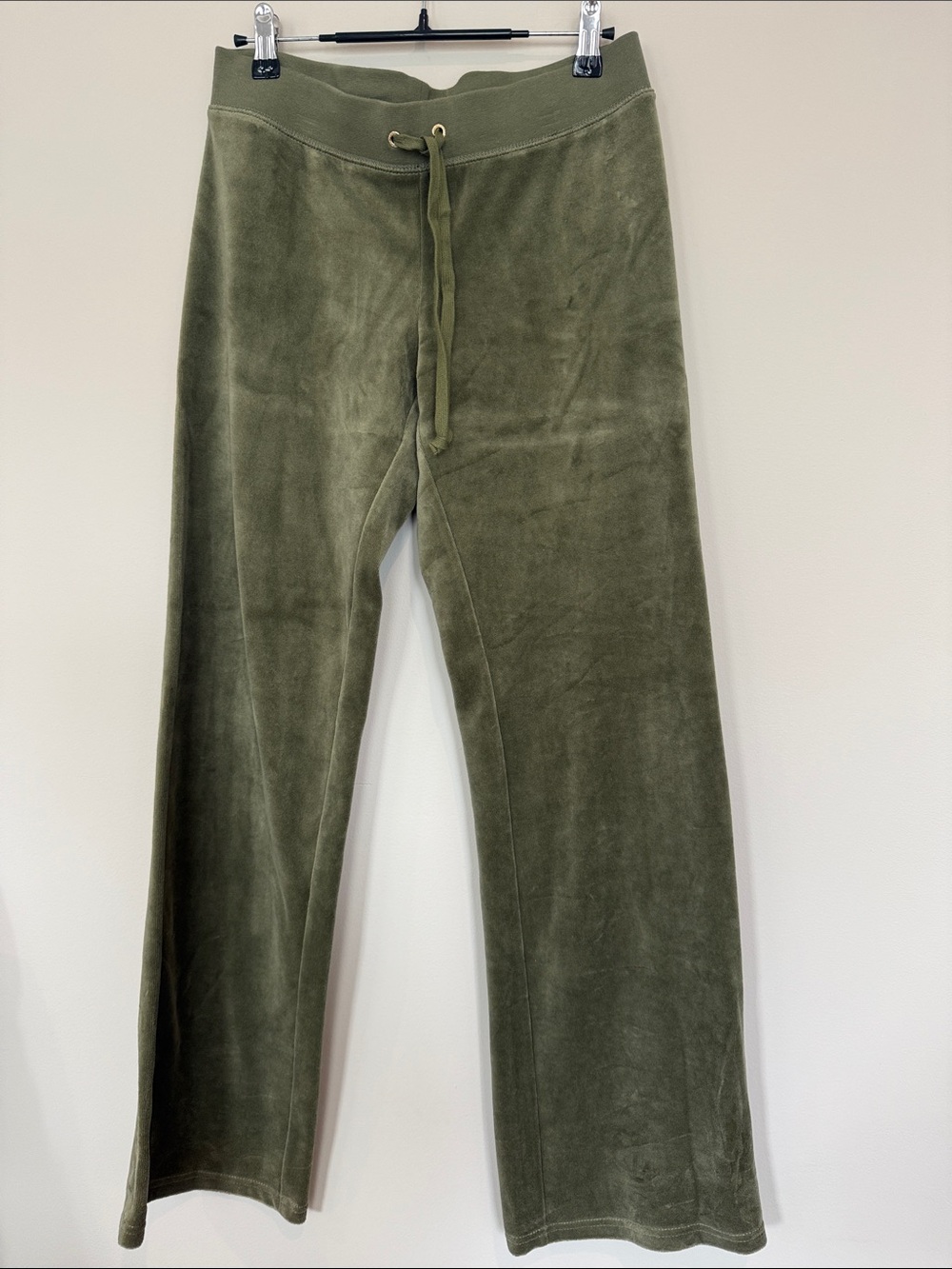 Juicy Couture Olive Green Velour Joggers